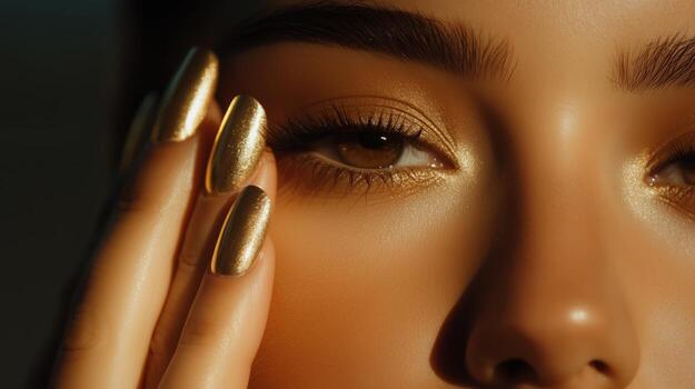 Aesthetic nail art design